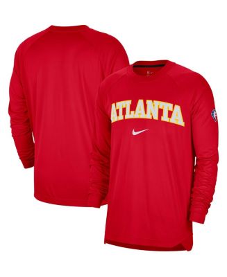 Chicago Bulls Nike 75th Anniversary Pregame Shooting Performance Raglan Long  Sleeve T-Shirt - Red