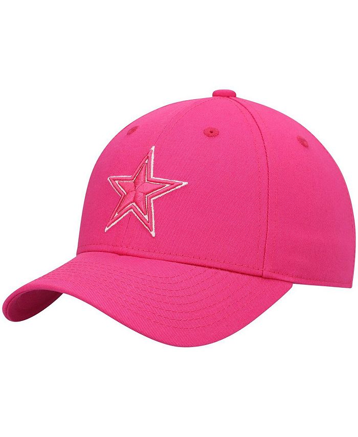 Outerstuff Girls Pink Dallas Cowboys Structured Adjustable Hat