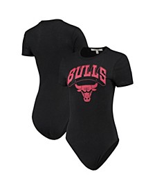 Women's Black Chicago Bulls Bodysuit