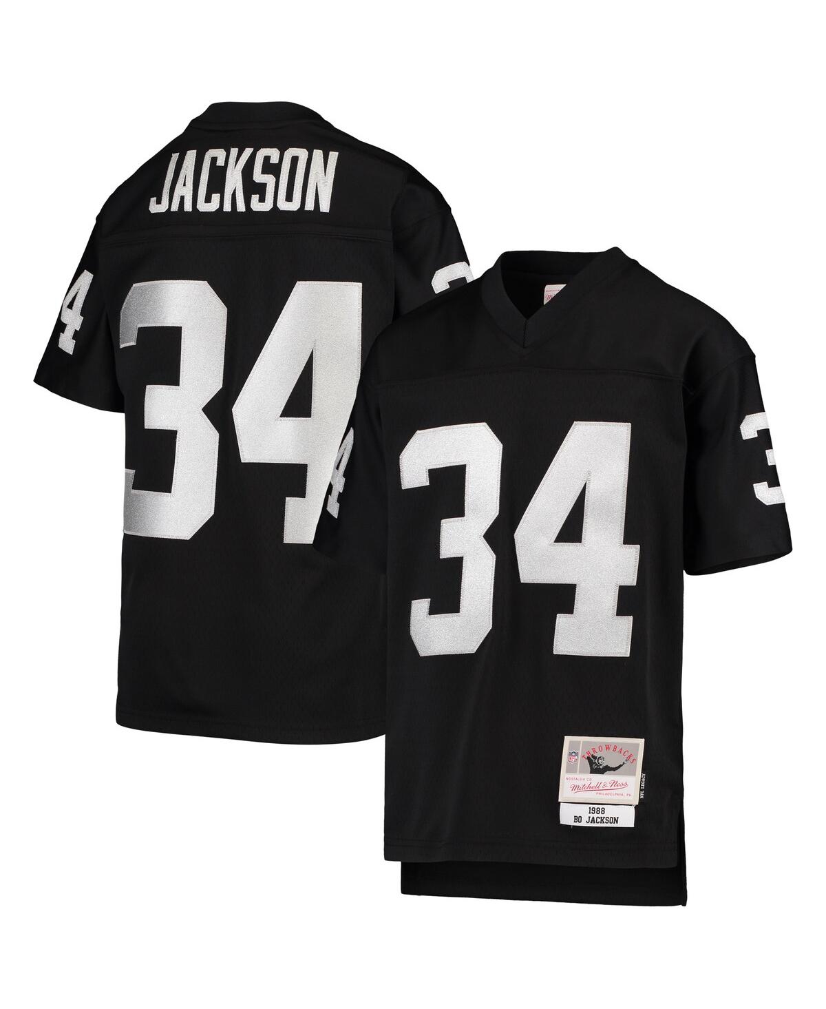 Big Boys Bo JacksonLas Vegas Raiders 1988 Legacy Retired Player Jersey - Black