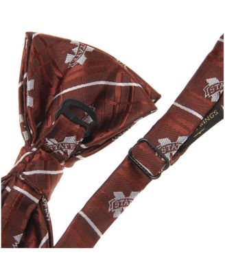 Men's Maroon Mississippi State Bulldogs Oxford Bow Tie