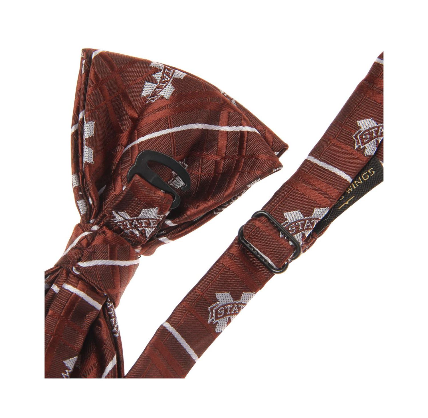 Men's Maroon Mississippi State Bulldogs Oxford Bow Tie
