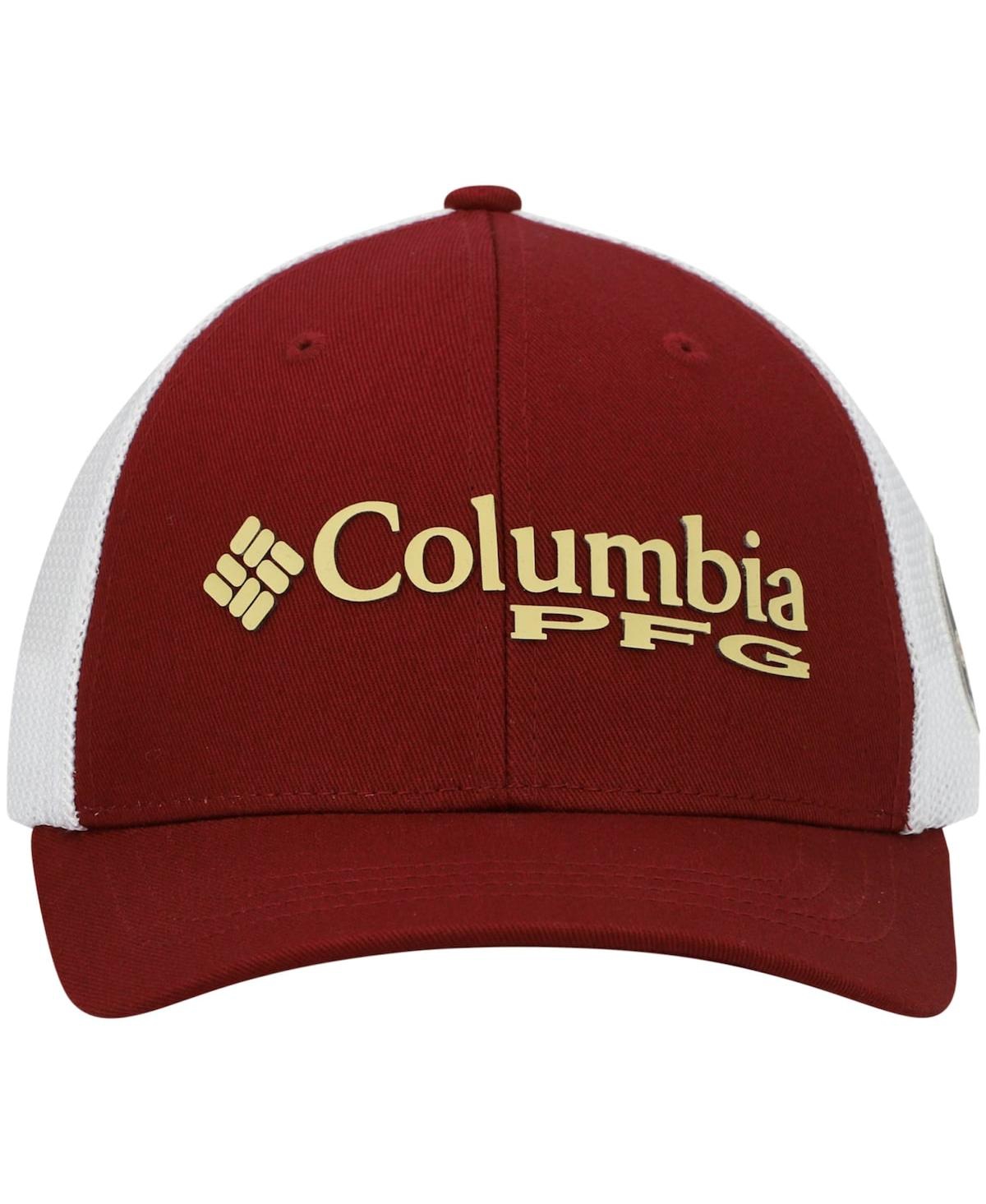 Shop Columbia Boys Garnet Florida State Seminoles Collegiate Pfg Flex Snapback Hat