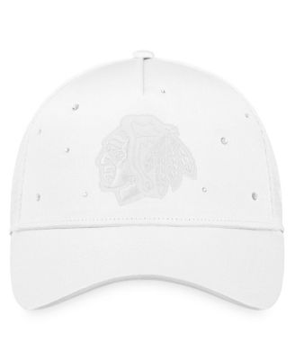 Women's White Chicago Blackhawks Winter Lights Trucker Snapback Hat