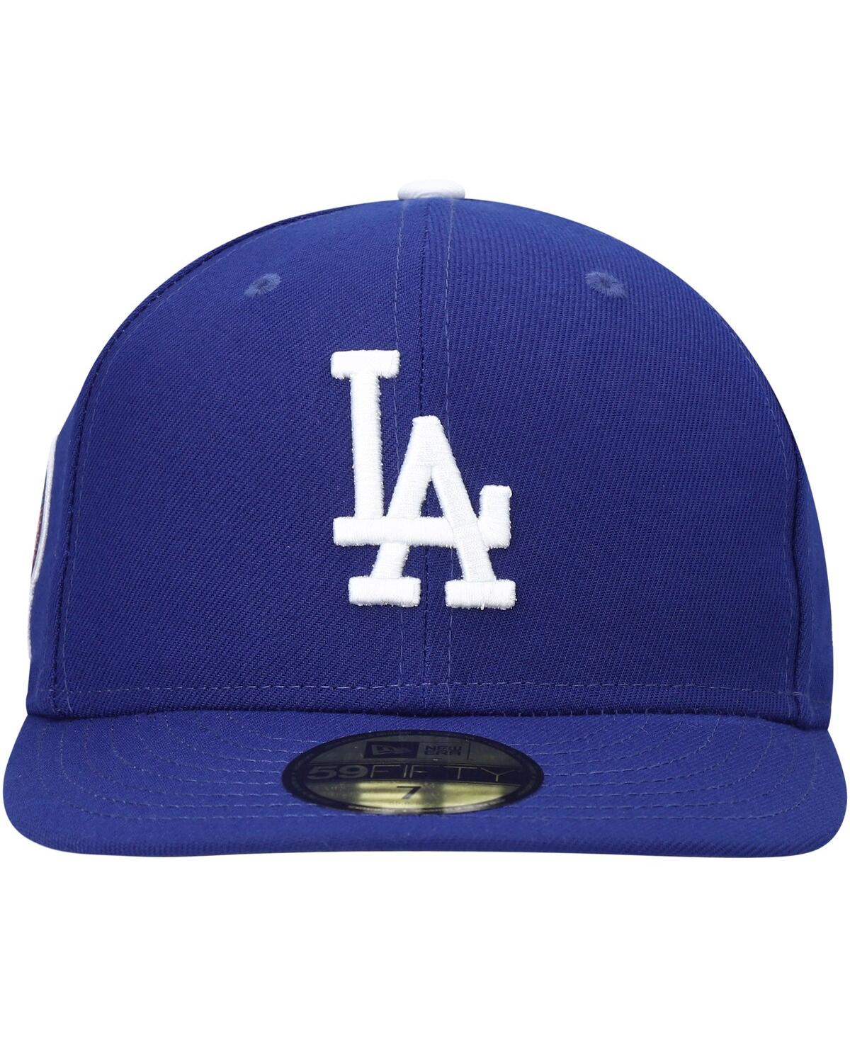 Men's Royal Los Angeles Dodgers 9/11 Memorial Side Patch 59FIFTY Fitted Hat