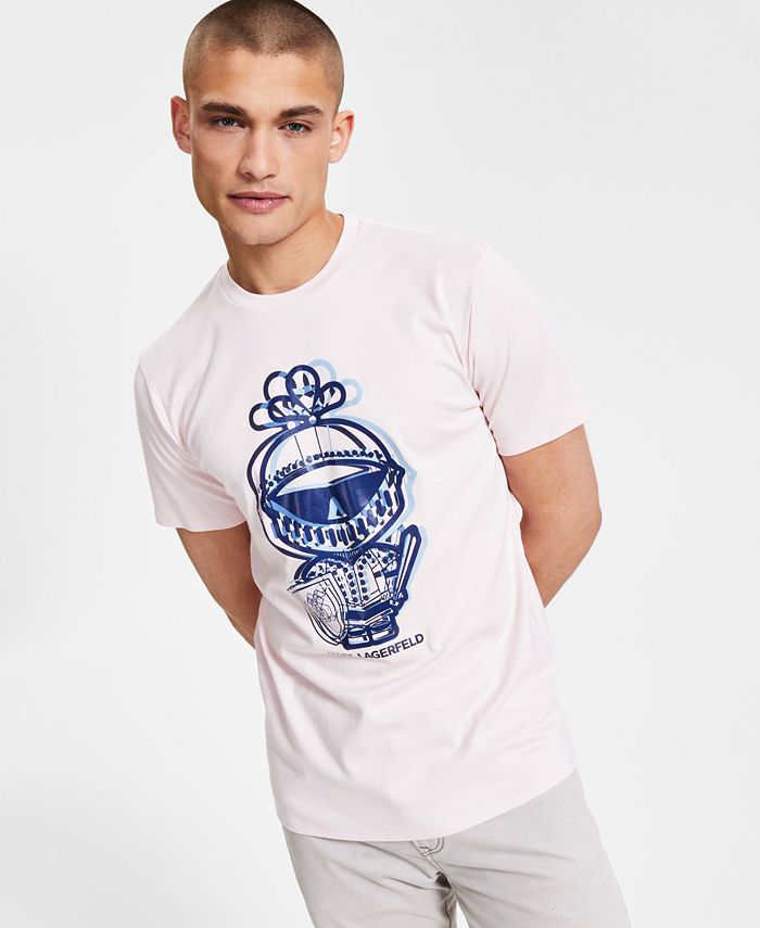 KARL LAGERFELD PARIS Men's Armored Karl Graphic T-Shirt - Macy's