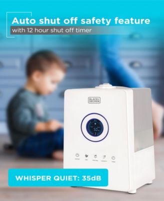 1.45 Gallon Cool Mist Ultrasonic Console Humidifier 600 Sq. Ft. with Remote Control