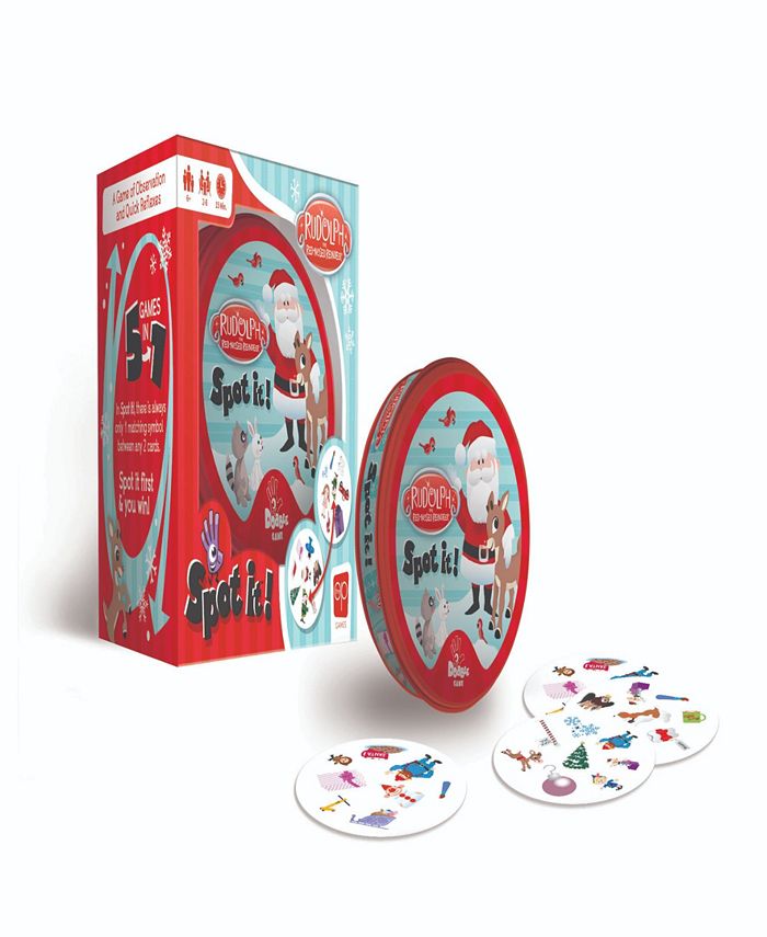 USAopoly Spot It! Rudolph The Red-Nosed Reindeer - Macy's