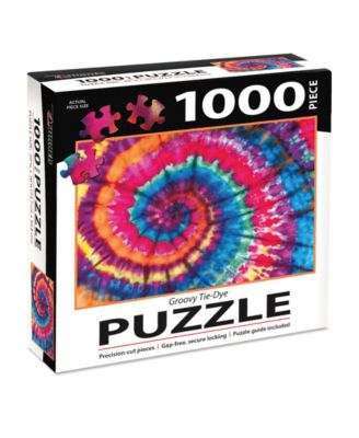 Closeout! Groovy Tie-Dye 1000 pc puzzle