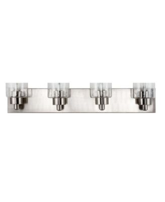 Irving 3-Light Seeded Modern Contemporary LED Vanity Light