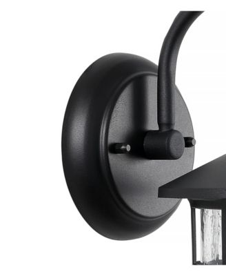 Cadiz 1-Light Cottage Rustic Scrolled Lantern LED Outdoor Lantern, Set of 2