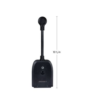 Outdoor Smart Dual Plug - Wi-Fi Remote App Control for Outdoor Lights Holiday Decor