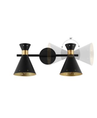 Elroy 2-Light Iron Retro Contemporary LED Track Light