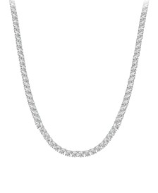 Men's Diamond 24" Tennis Necklace (8 ct. t.w.) in 14k White Gold