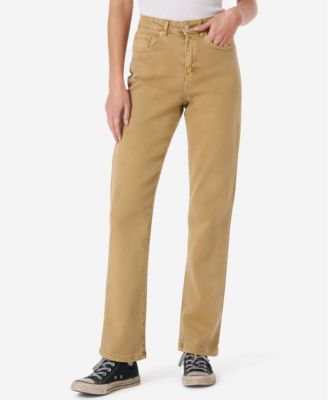 juniors high rise khaki pants