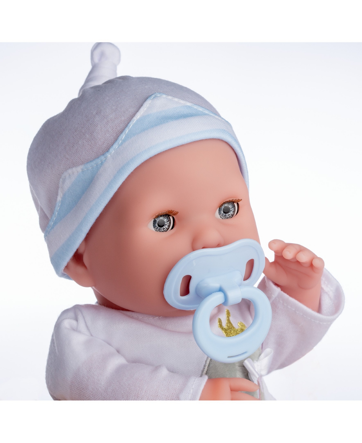 JC TOYS BERENGUER BOUTIQUE 15" SOFT BODY BABY DOLL BLUE OUTFIT 