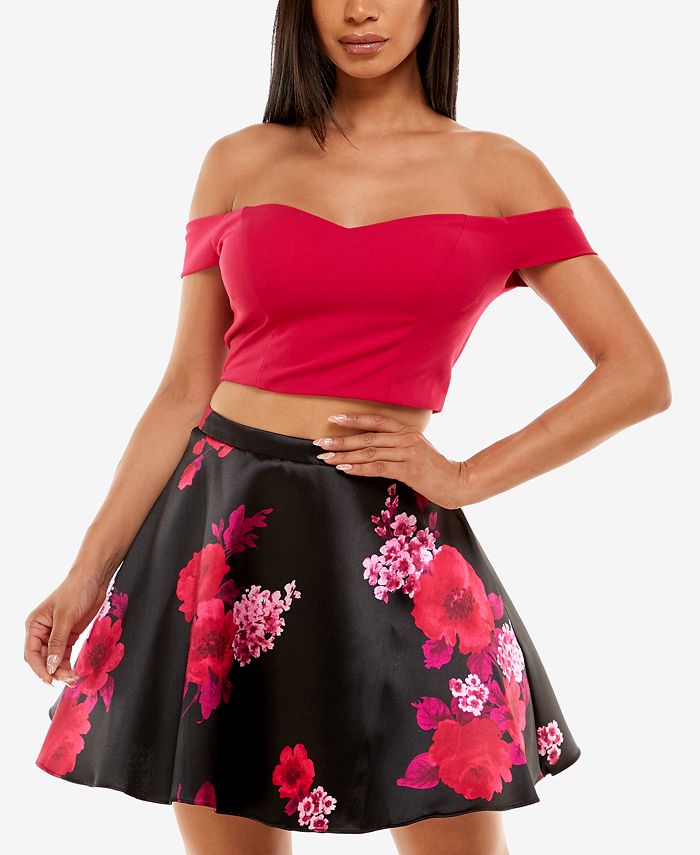 B darlin top 2 piece dress