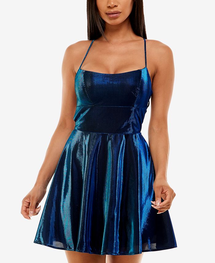 B darlin lace fit and flare dress best sale