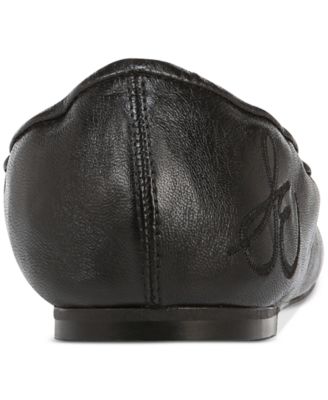 Felicia Leather Cushioned Ballet Flats