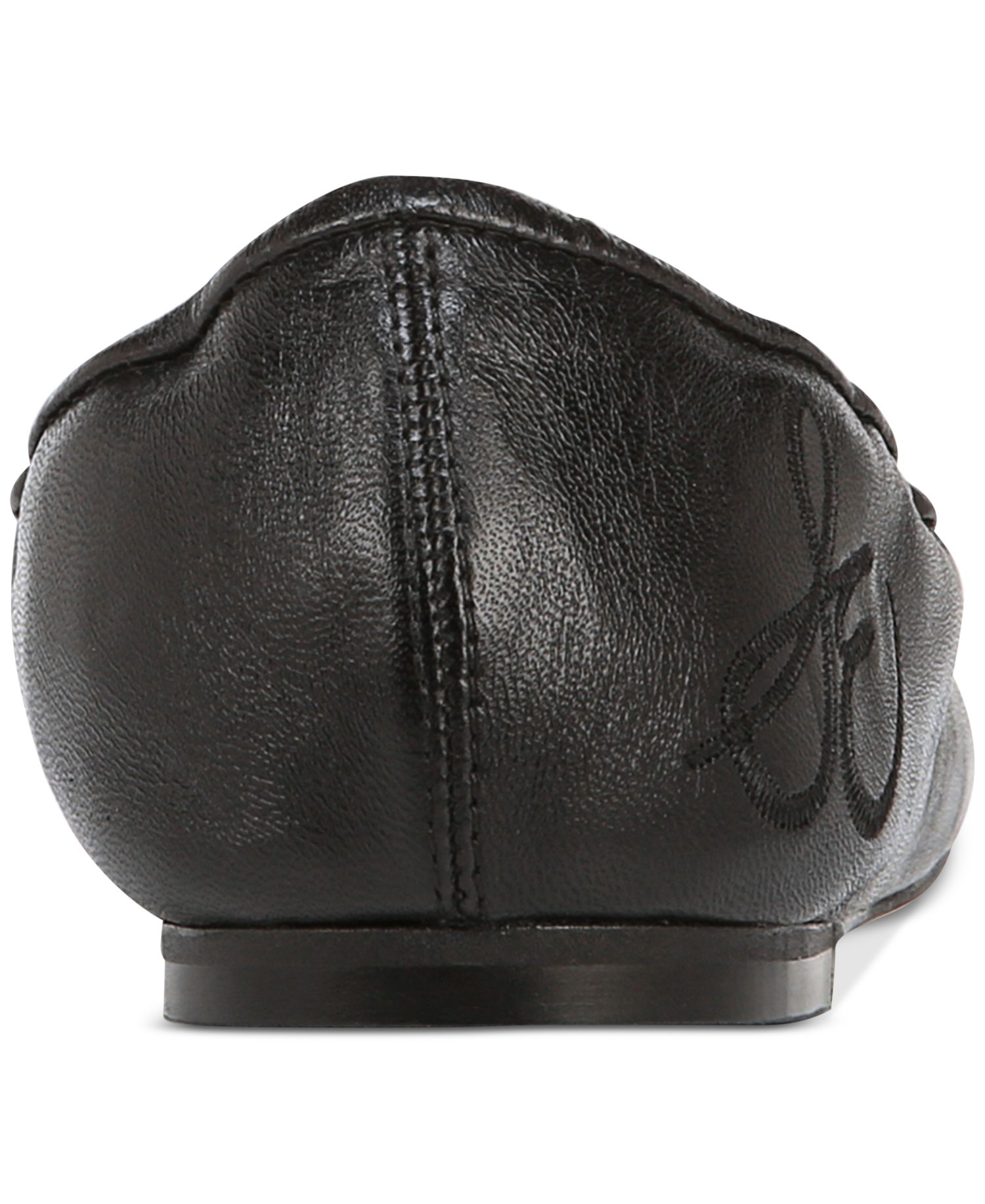 Felicia Leather Cushioned Ballet Flats