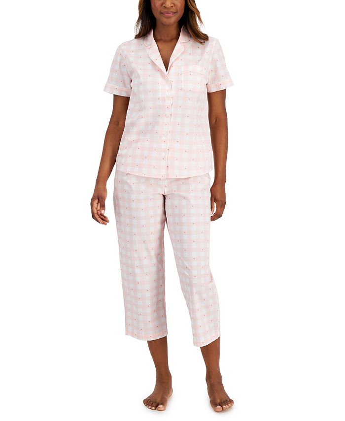 Charter Club Women's Mommy & Me Matching Notch-Collar Top & Pants Pajama  Set, Created For Macy's & Reviews - All Pajamas, Robes & Loungewear - Women  - Macy's