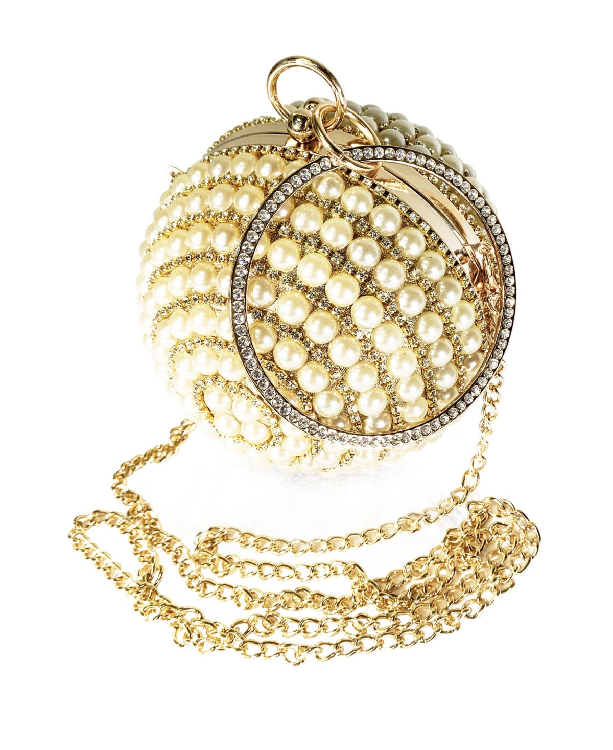 Women's Disco Ball Handbag - Gold