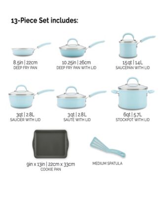 Create Delicious Aluminum Nonstick Cookware Set, 13 Piece