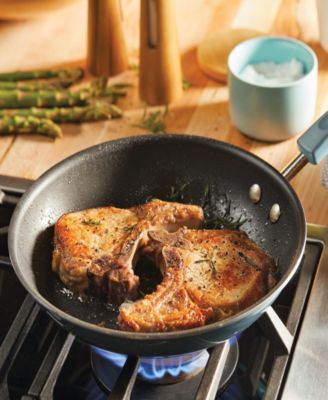 Classic Brights Hard Enamel Aluminum Nonstick Cookware Set, 14-Piece