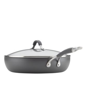 Radiance Hard-Anodized Nonstick 12" Covered Deep Skillet