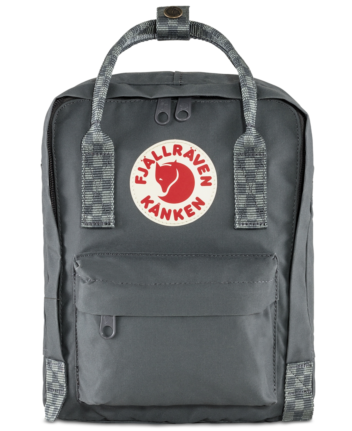Shop Fjall Raven Kanken Mini-backpack In Super Grey,chess Pattern