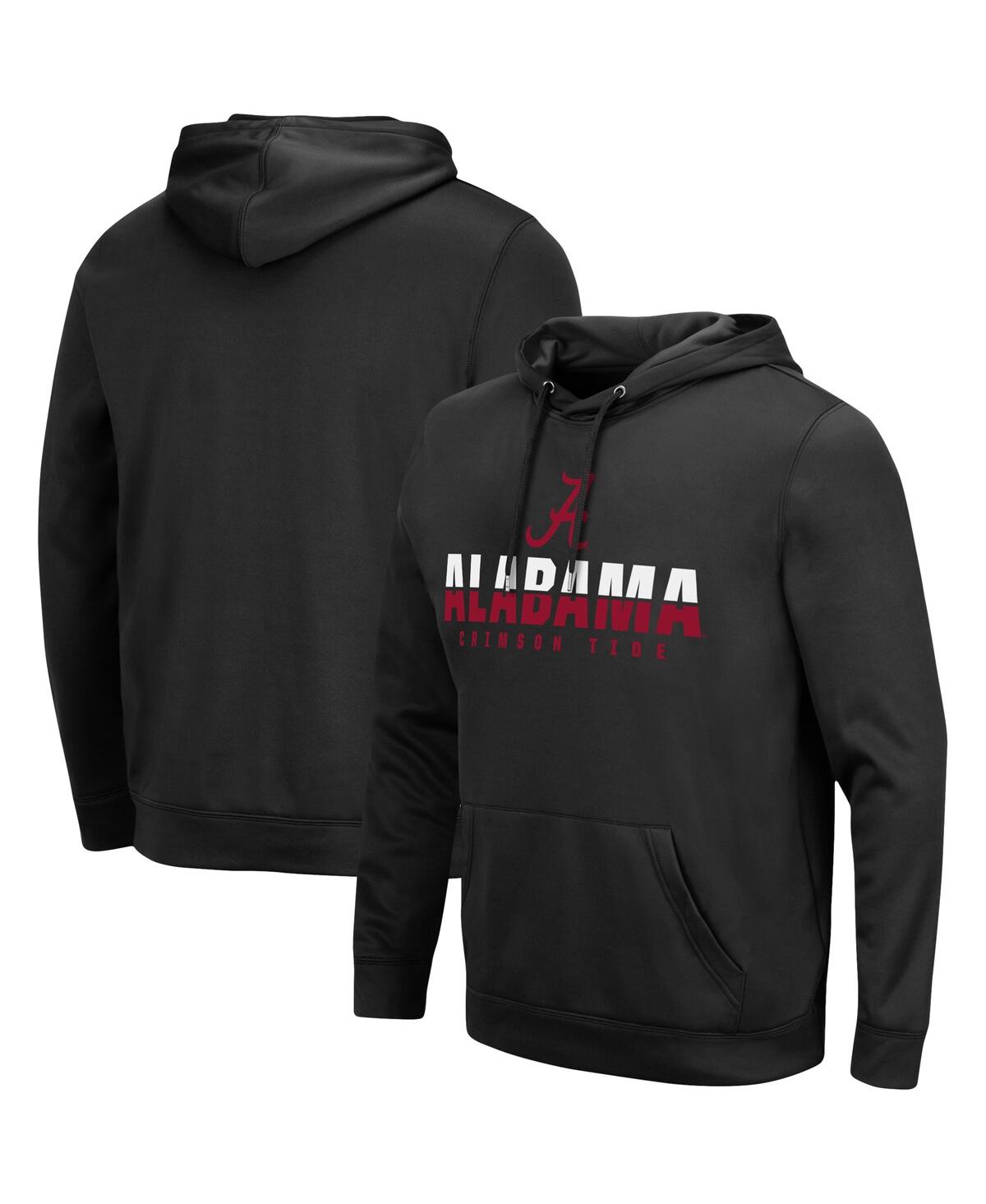 Shop Colosseum Men's Black Alabama Crimson Tide Lantern Pullover Hoodie