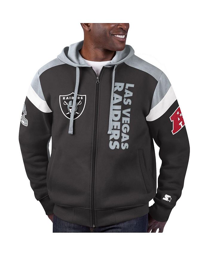 Men's Las Vegas Raiders Starter Heather Charcoal/Black Extreme