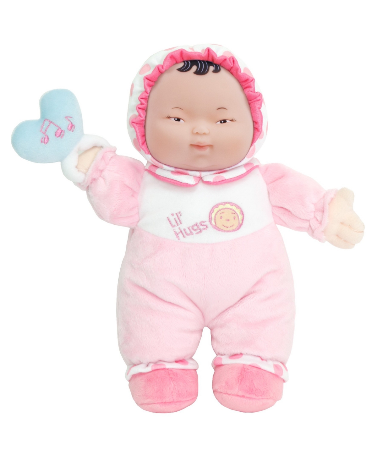 Shop Jc Toys Lil' Hugs 12" Your Baby's First Doll Asian Ages 0+ In Light Pink