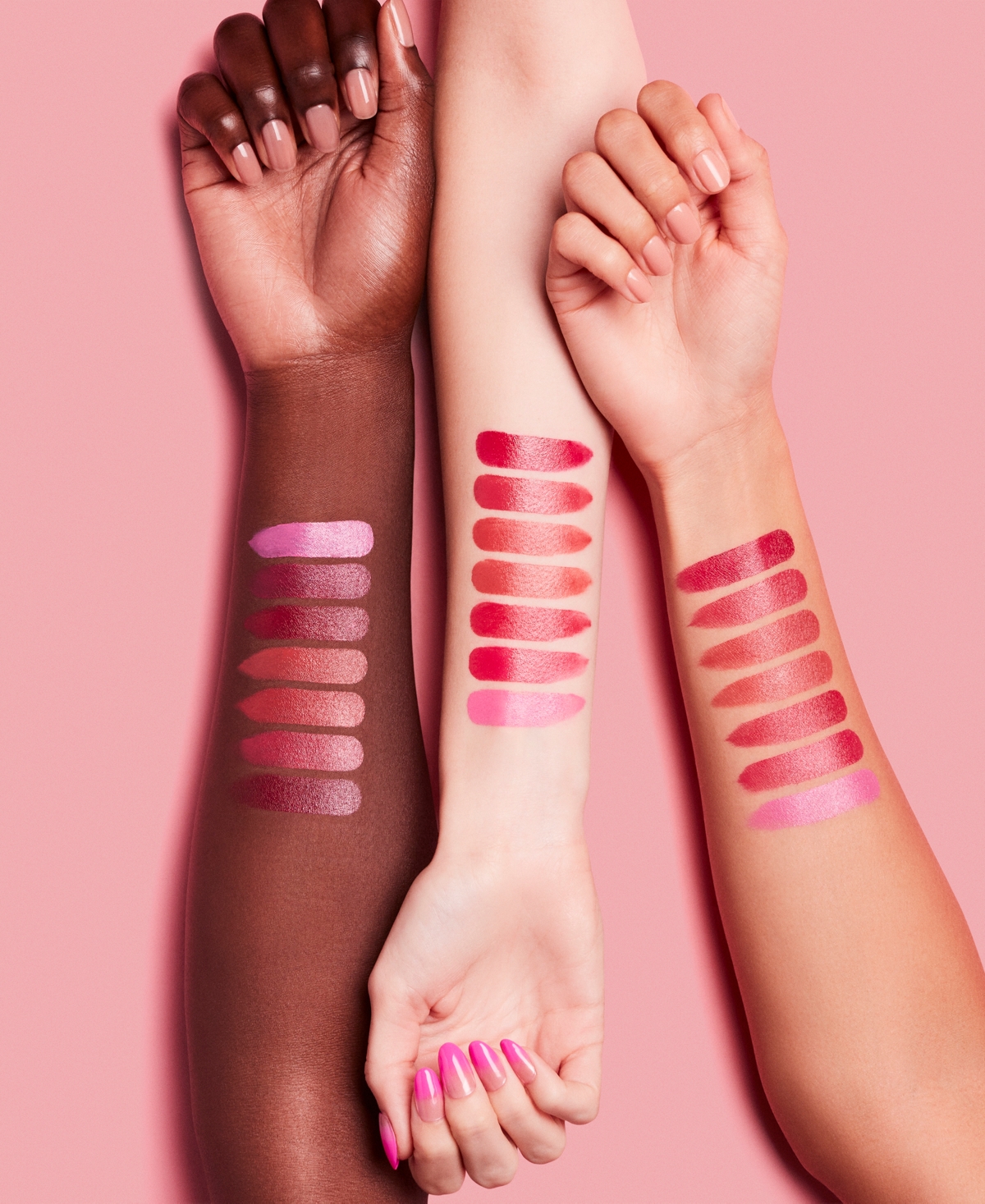 Mac Re-Think Pink Amplified Lipstick -(pinky red)