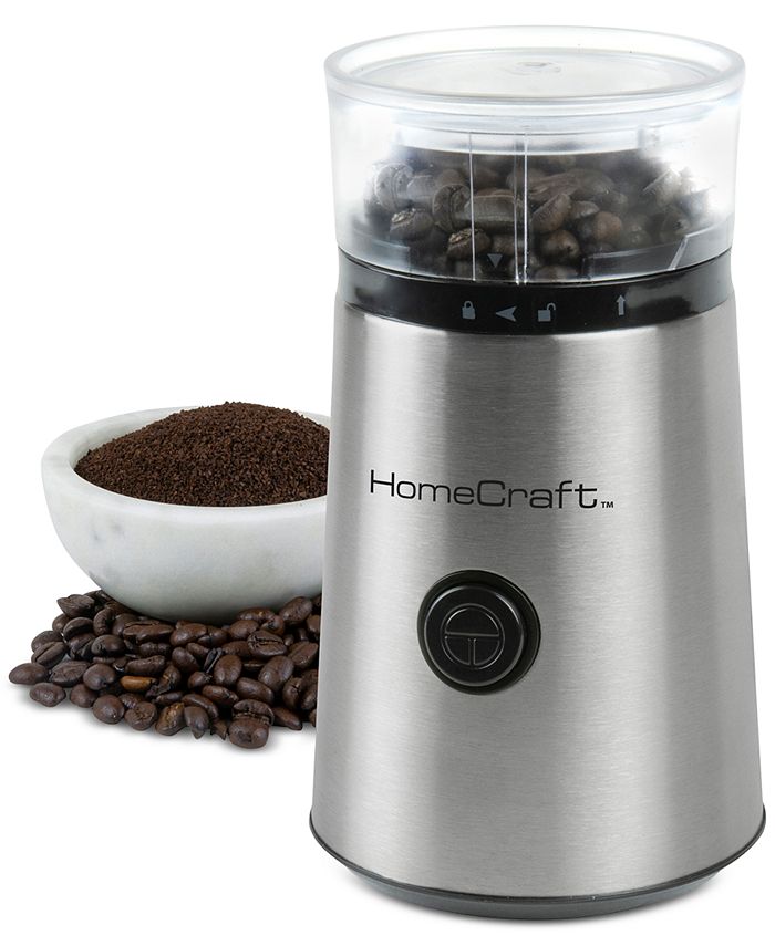 HomeCraft HCCG1SS Stainless Steel Coffee Grinder Macy's