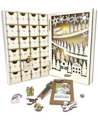 TROVE - Wooden Santa Advent Puzzle