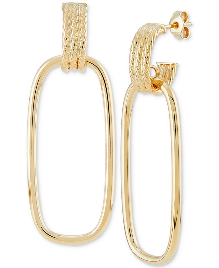Macy's 10k gold clearance earrings