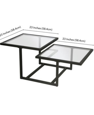 Amalie 43" Coffee Table, 2-Tier