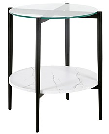 Otto 20" Side Table with Shelf