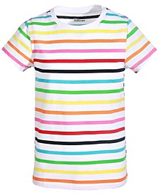 Big Girls Wide Stripe-Print Shirt, Created for Macy's 