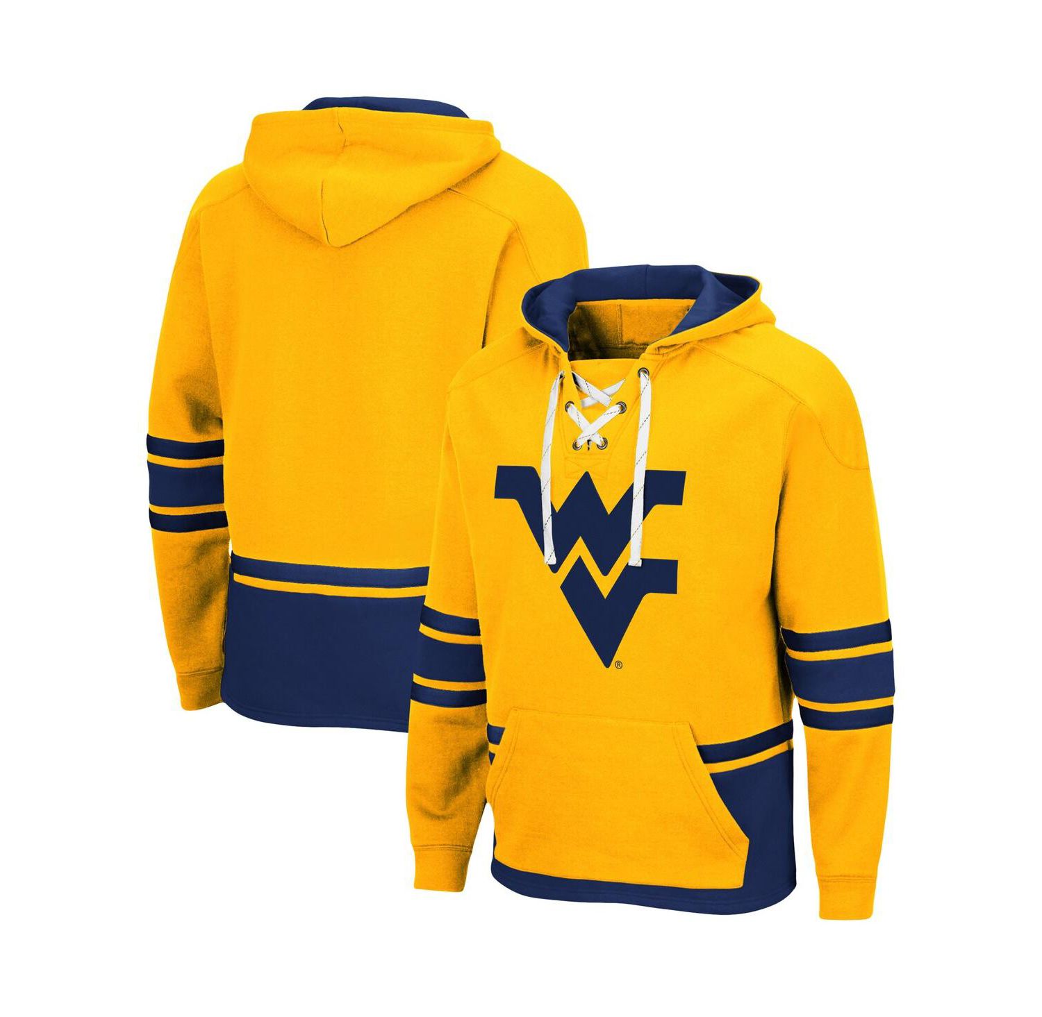 Men's West Virginia Mountaineers Lace Up 3.0 Pullover Hoodie