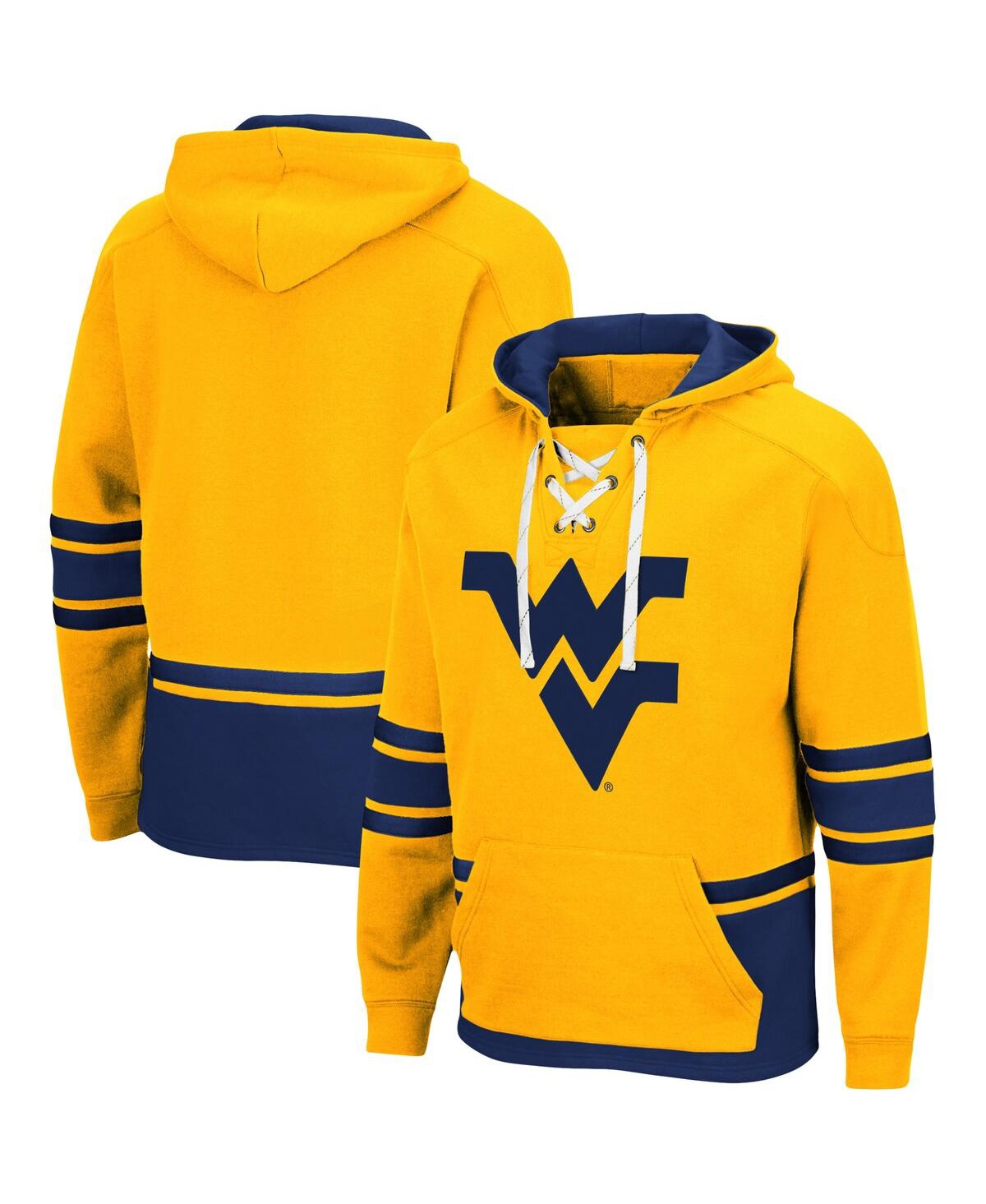 Shop Colosseum Men's Gold West Virginia Mountaineers Lace Up 3.0 Pullover Hoodie