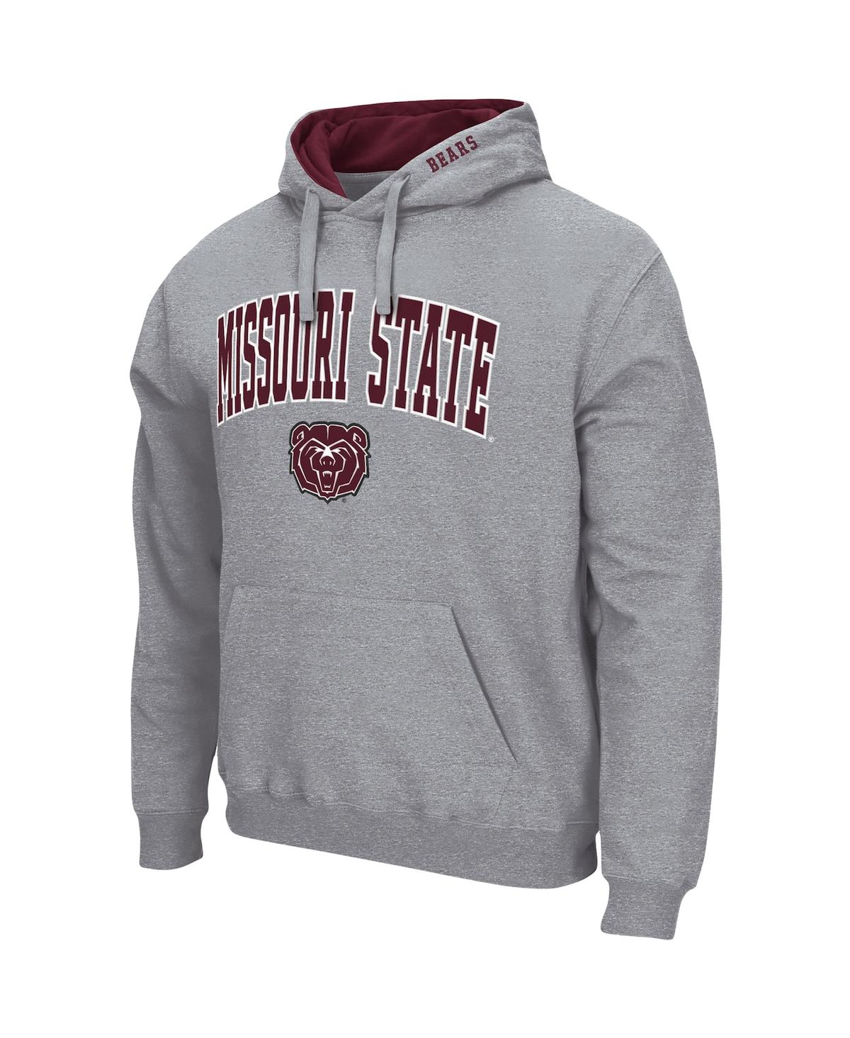 Colosseum Maroon Missouri State University Bears Arch And Logo Pullover Hoodie In Maroon