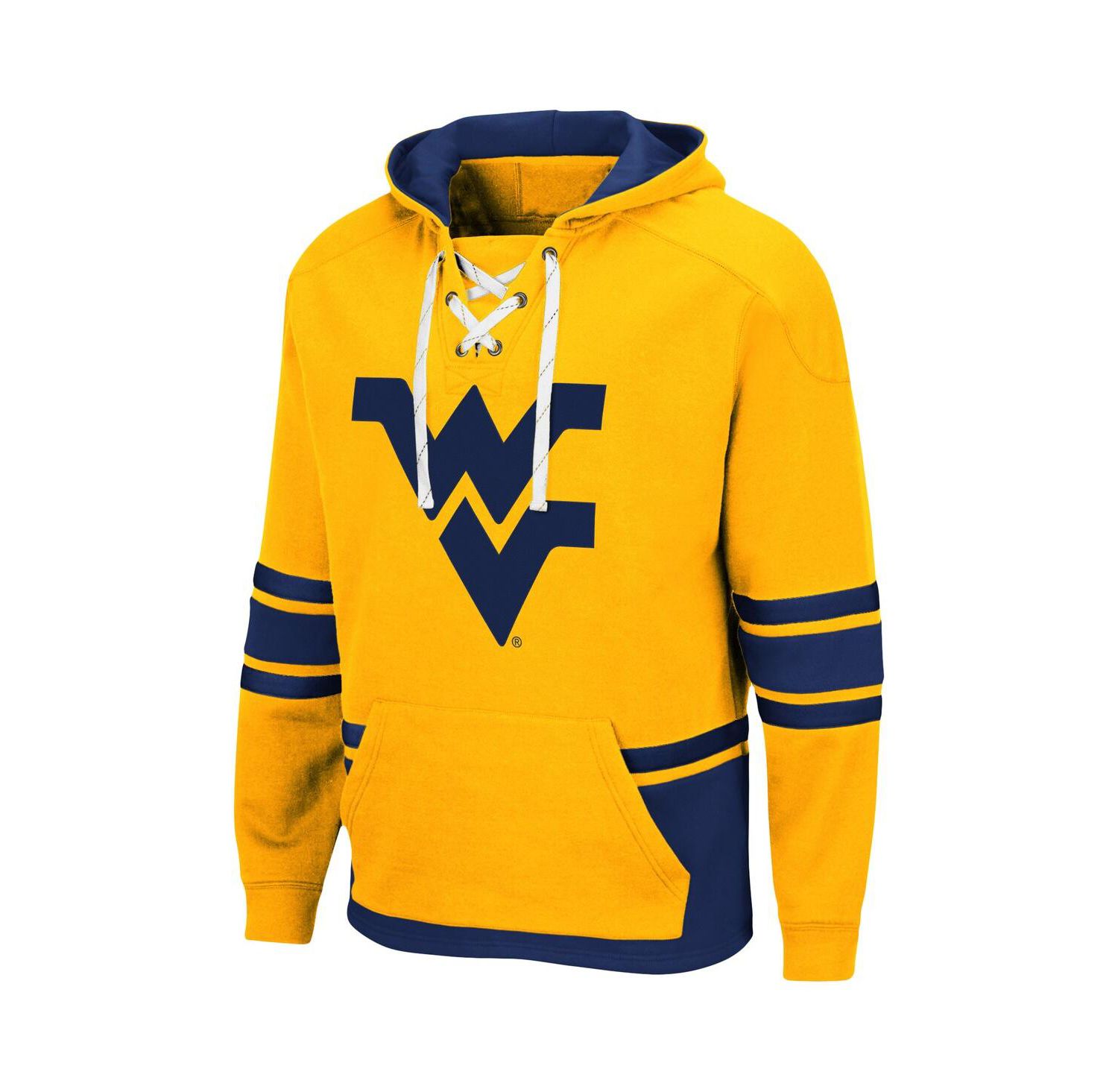Men's West Virginia Mountaineers Lace Up 3.0 Pullover Hoodie