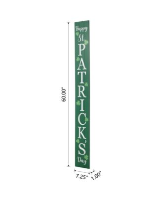 60" Wooden St. Patrick's Porch Sign