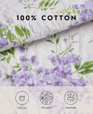 Keighley Cotton Reversible 3 Piece Quilt Set, Full/Queen