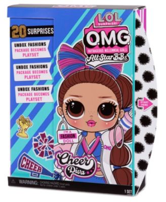 LOL Surprise Omg Sports Cheer Diva Fashion Doll with 20