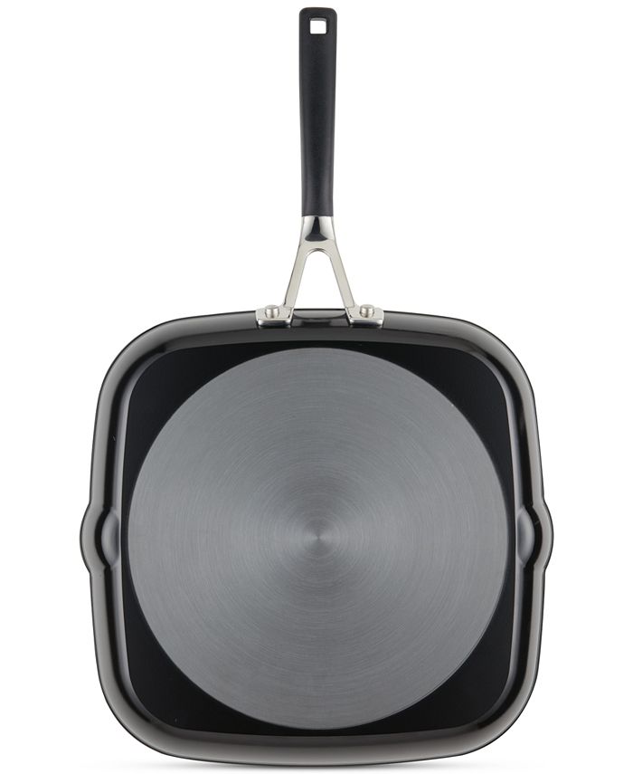 KitchenAid Hard Anodized 11.25" Square Grill Pan Macy's