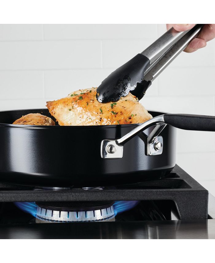 KitchenAid HardAnodized 3Qt. Nonstick Sauté Pan & Lid & Reviews Cookware Kitchen Macy's