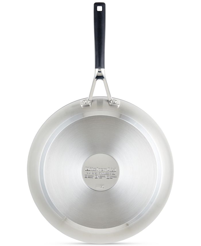 KitchenAid Stainless Steel 12" Induction Frying Pan Macy
